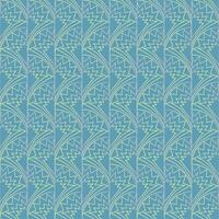 Seamless vector geometric art deco pattern with arches and gradients on a stylish blue background