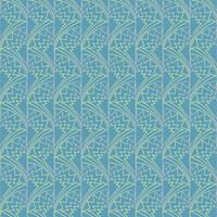 Seamless vector geometric art deco pattern with arches and gradients on a stylish blue background