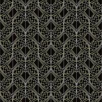 Seamless vector geometric art deco pattern with arches and gradients