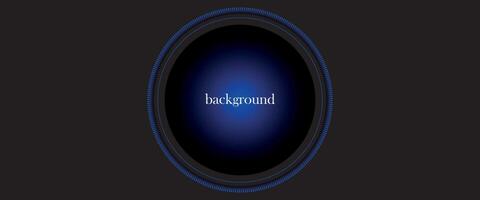 Abstract black background with bright elements vector