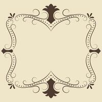 Vintage vector ornament Floral elements for designing monograms, invitations, frames, menus, labels. Elegant borders and frames.