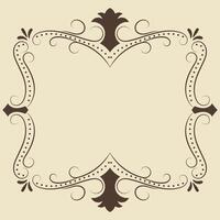 Vintage vector ornament Floral elements for designing monograms, invitations, frames, menus, labels. Elegant borders and frames.