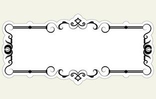Vintage vector set for designing monograms, invitations, frames, menus, labels. Set of retro frames. Calligraphic design elements.