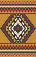 Native american pattern indian ornament pattern geometric ethnic textile texture tribal aztec pattern navajo mexican fabric seamless Vector decoration