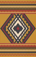 Native american pattern indian ornament pattern geometric ethnic textile texture tribal aztec pattern navajo mexican fabric seamless Vector decoration