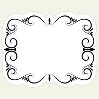 Vintage vector set for designing monograms, invitations, frames, menus, labels. Set of retro frames. Calligraphic design elements.