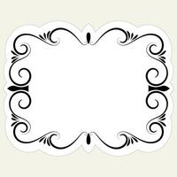 Vintage vector set for designing monograms, invitations, frames, menus, labels. Set of retro frames. Calligraphic design elements.