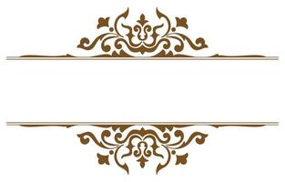 vintage horizontal frame Label lines for making catalogs and brochures for coffee shops and boutiques. vector