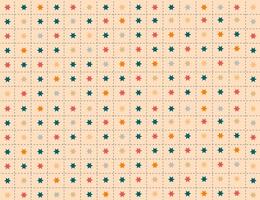 Retro Style Colorful Star Pattern Background vector