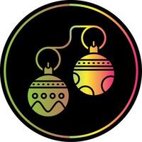 Jingle bell Glyph Due Color Icon vector