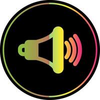 Volume up Glyph Due Color Icon vector