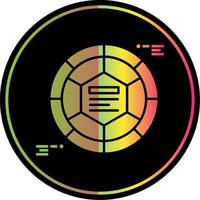 Infographic elements Glyph Due Color Icon vector