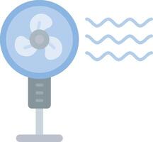 Pedestal fan Flat Light Icon vector