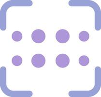 Reorder dots horizontal Flat Light Icon vector