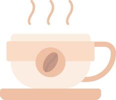 café jarra plano ligero icono vector