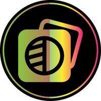 Image shadows Glyph Due Color Icon vector