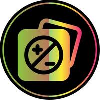 Image brightness Glyph Due Color Icon vector