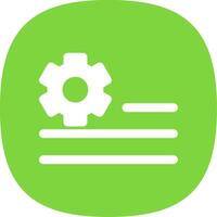 Deploy rules Glyph Curve Icon vector