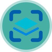 Show layer Flat Multi Circle Icon vector