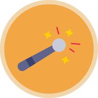 Magic tool Flat Multi Circle Icon vector