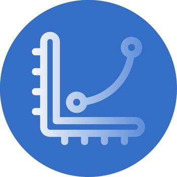 Curves levels graph Gradient Line Circle Icon vector