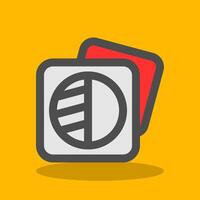 Image shadows Filled Shadow Icon vector