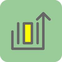 Deploy object Filled Yellow Icon vector