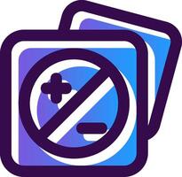 Image brightness Gradient Filled Icon vector
