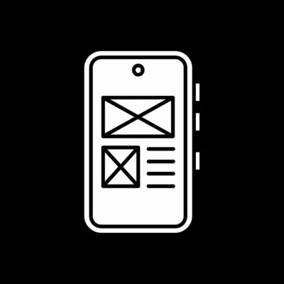 UI desgin Glyph Inverted Icon