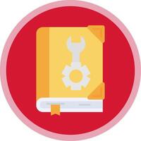 User manual Flat Multi Circle Icon vector