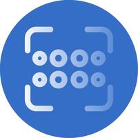 Reorder dots horizontal Gradient Line Circle Icon vector