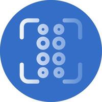 Reorder dots vertical Gradient Line Circle Icon vector