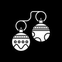 Jingle bell Glyph Inverted Icon vector