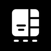 Gallery view Glyph Inverted Icon vector