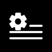 Deploy rules Glyph Inverted Icon vector