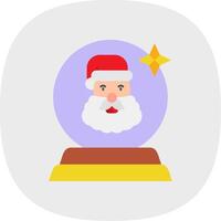 Jingle bell Flat Curve Icon vector