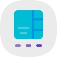 Gallery view Flat Curve Icon vector