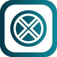 Block 2 Glyph Gradient Round Corner Icon vector