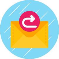 Right arrow Flat Blue Circle Icon vector