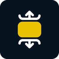 Carousel vertical Glyph Two Color Icon vector
