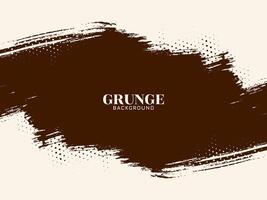 Abstract dirty brown color grunge texture messy background design vector