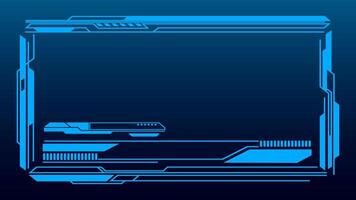 Frames Technology Futuristic Interface Streaming Overlay background design vector