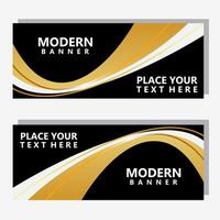 modern luxury graphic banner design vector