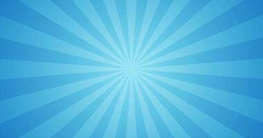 Simple Gradient Blue Blank Horizontal Plain Background With Stripe Light Explosion Effect video