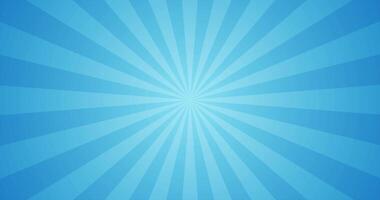 Simple Gradient Blue Blank Horizontal Plain Background With Stripe Light Explosion Effect video