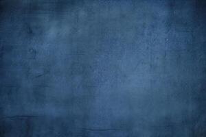 AI generated Blue smooth wall textured background photo