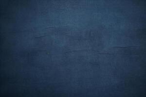 AI generated Blue smooth wall textured background photo