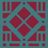 Seamless geometric pattern for textile vector