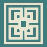 Seamless geometric pattern for textile vector