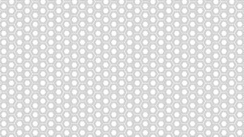 Black and white hexagon honeycomb seamless pattern. Grid seamless pattern. vector